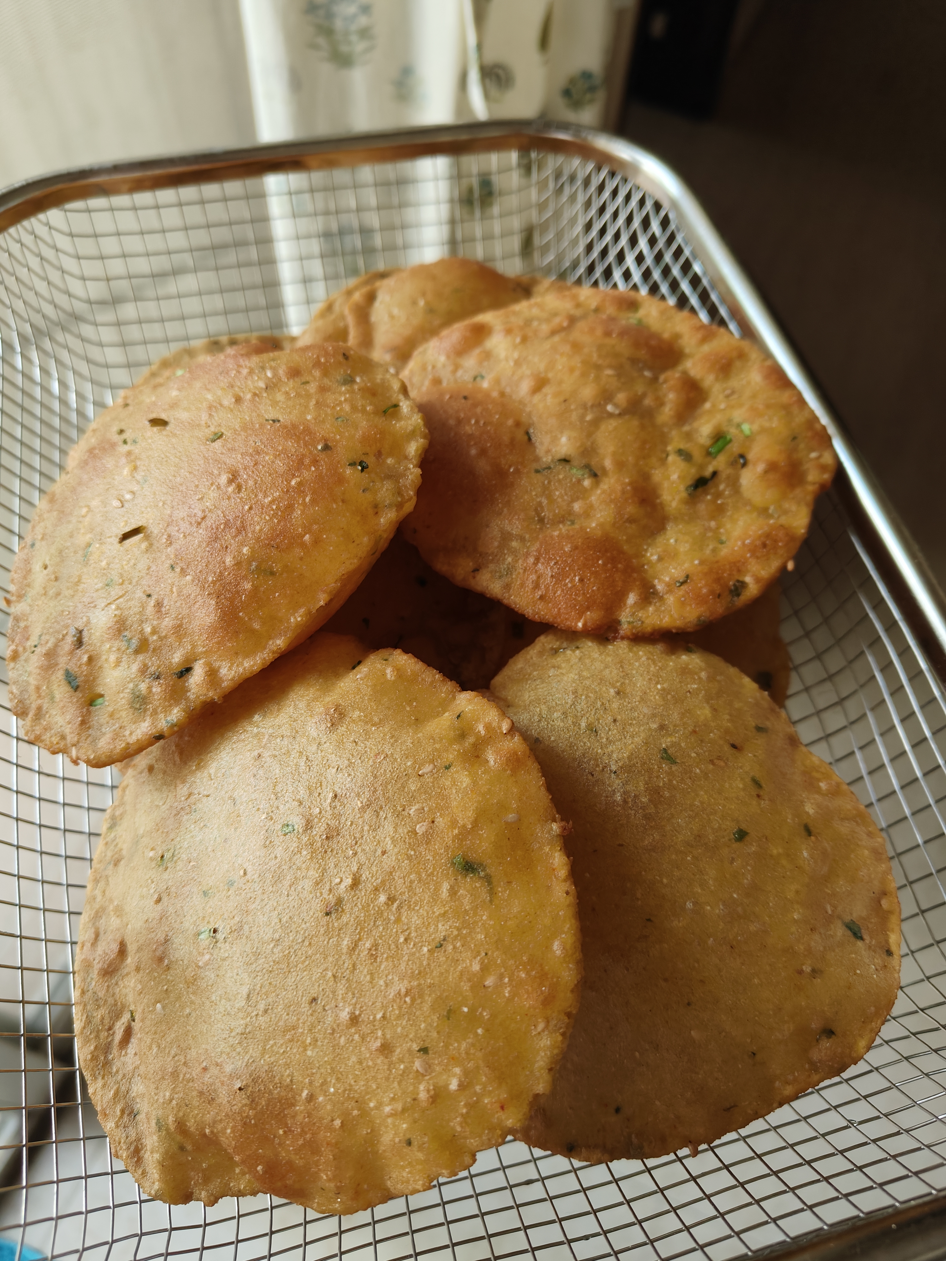 Jowar- Sweet Potato Puris
