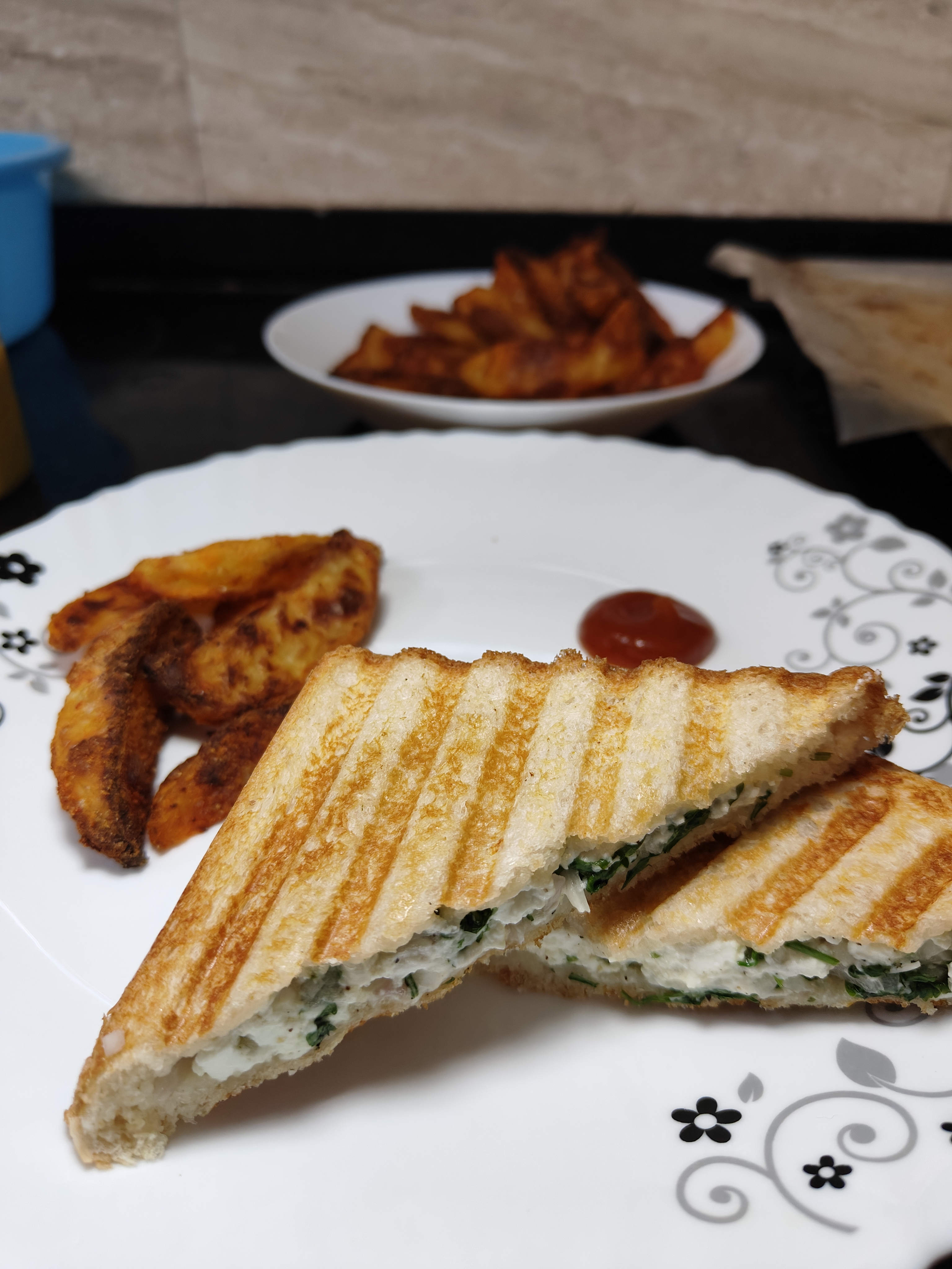 Paneer Grilled Sandwiches